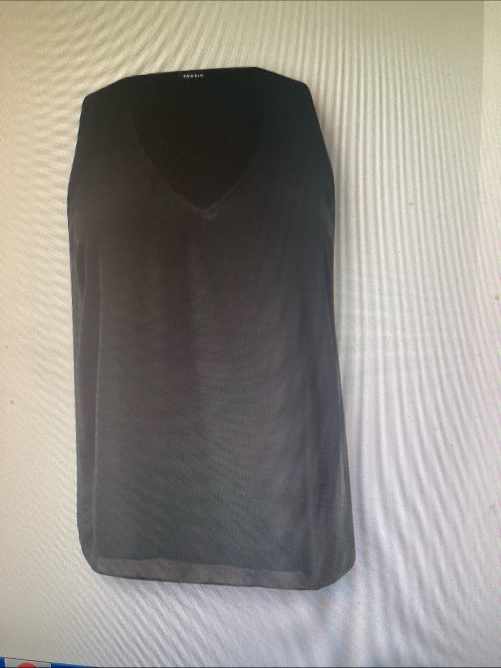 torrid Black V-Neck Sleeveless Blouse